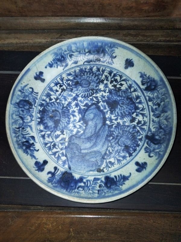 MING BLUE & WHITE PLATE