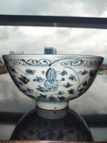 MING BLUE & WHITE BOWL