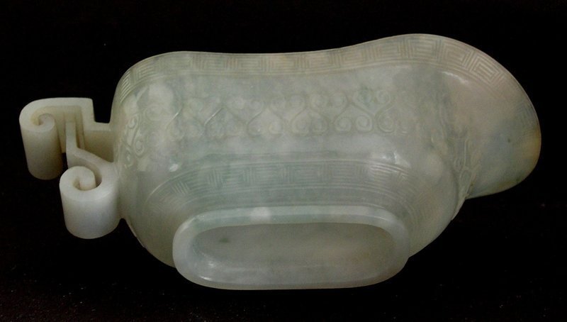 Chinese jadeite vessel ex.collection of a French Prince