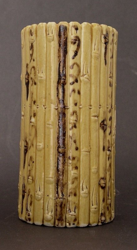 Chinese ceramic brush pot bitong C.1800
