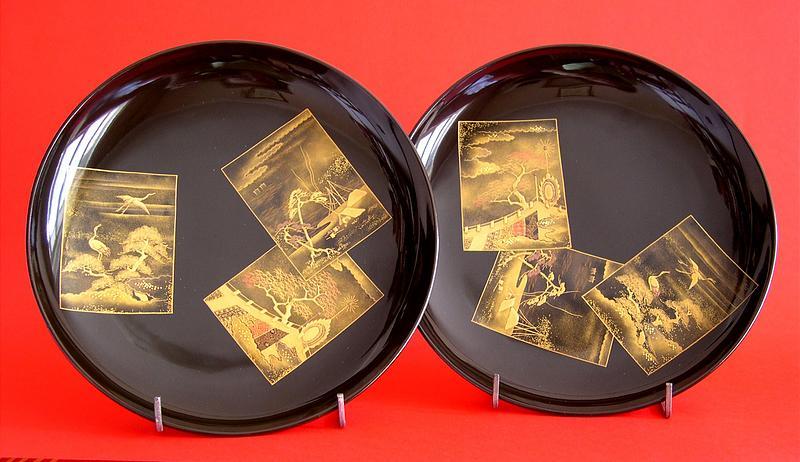 Japanese lacquer dishes
