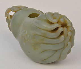 A Chinese Jade Buddha's Hand Water Pot