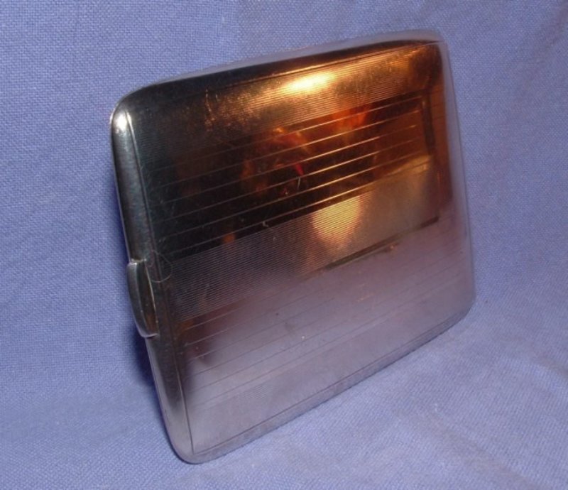 Sterling Silver Cigarette Case circa 1930