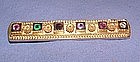 Etruscan 14K Yellow Gold Diamond "REGARD" Bar Pin