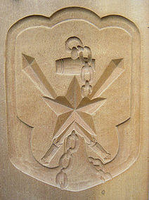 Kashigata, Wooden Sweet Mold, Japanese Army Emblem