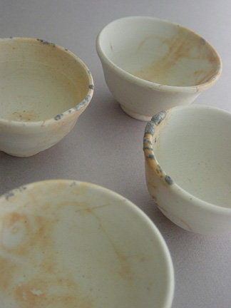 Sake or Tea Cups, Porcelain, set of 4, George Gledhill