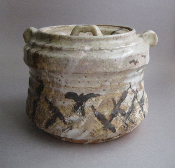 E-Shino Mizusashi, Water Jar, by George Gledhill