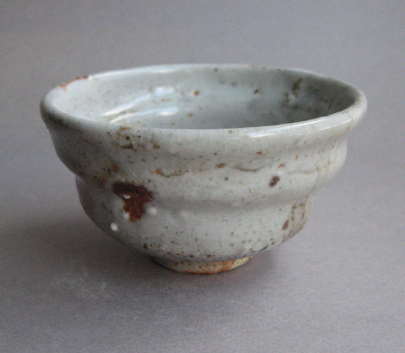 Guinomi, Sake Cup, Shino Glaze. George Gledhill