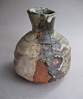 Vase, Hanaire, Shino Glaze, by George Gledhill