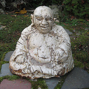 Hotei (Budai) Ceramic Sculpture byGeorge Gledhill