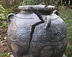 Fissured Jar, Woodfired; George Gledhill; Payette, ID