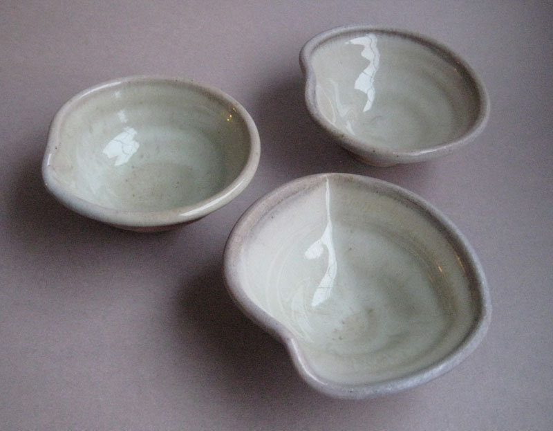 Sake Cups, Guinomi, set of 3, by John Benn