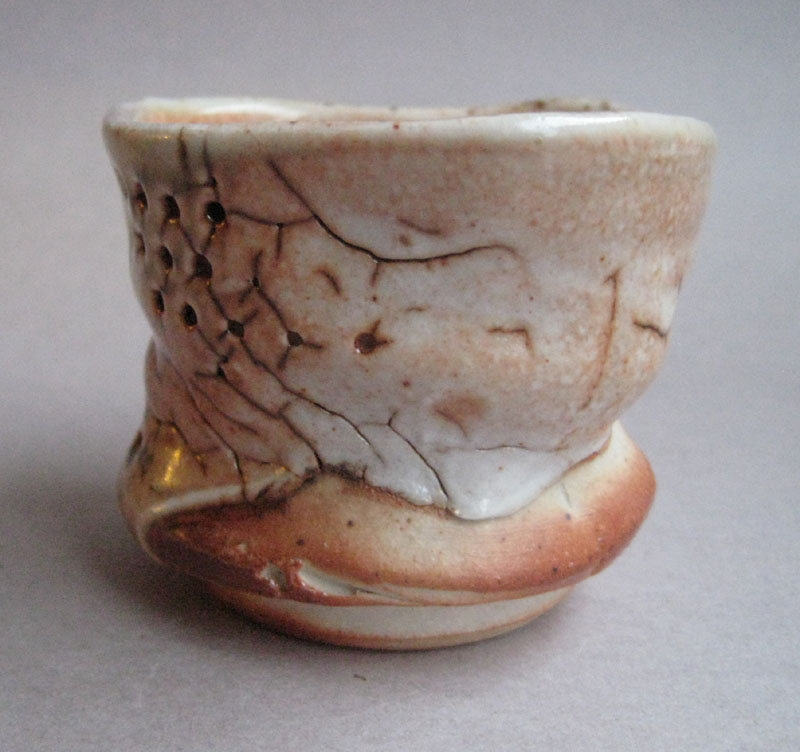 Guinomi, Sake Cup, Shino Glaze; John Benn