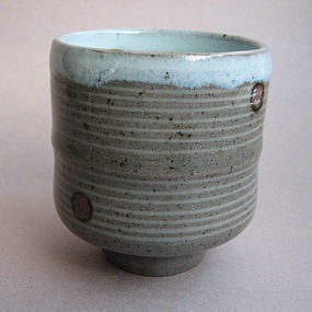 Tea Cup, Yunomi, Shino Glaze, John Miller; Portland, OR