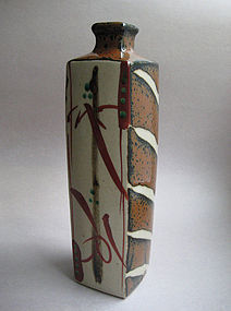 Vase, Hanaire, Mashiko-yaki, by Tagami Munetoshi