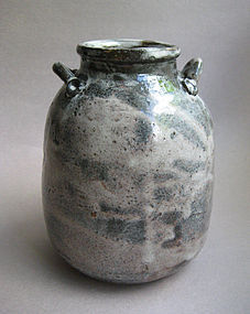 Vase with Lug Handles on Shoulders, Sachiko Furuya