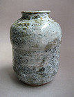 Vase, Shino and Bamboo Ash Glaze, Sachiko Furuya