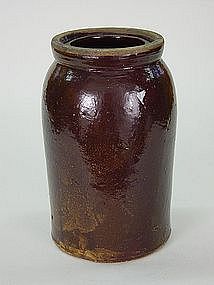 Canning Jar, early American pottery