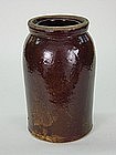 Canning Jar, early American pottery