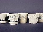 Soba Choko (Noodle Cups),Early Meiji Era, 5 pcs.