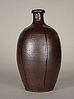 Tamba ware tokkuri (sake flask), Meiji Era