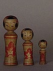 Kokeshi, Japanese Folk Toys, Naruko-kei