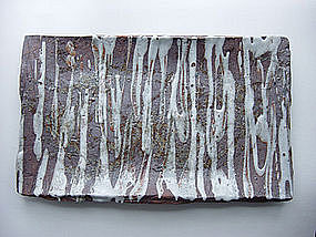 Woodfired Platter, Ash Glaze, George Gledhill