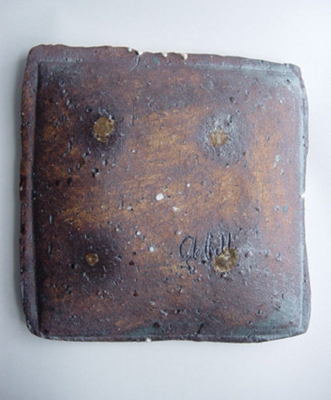 Woodfired Platter, Ash Glaze, George Gledhill