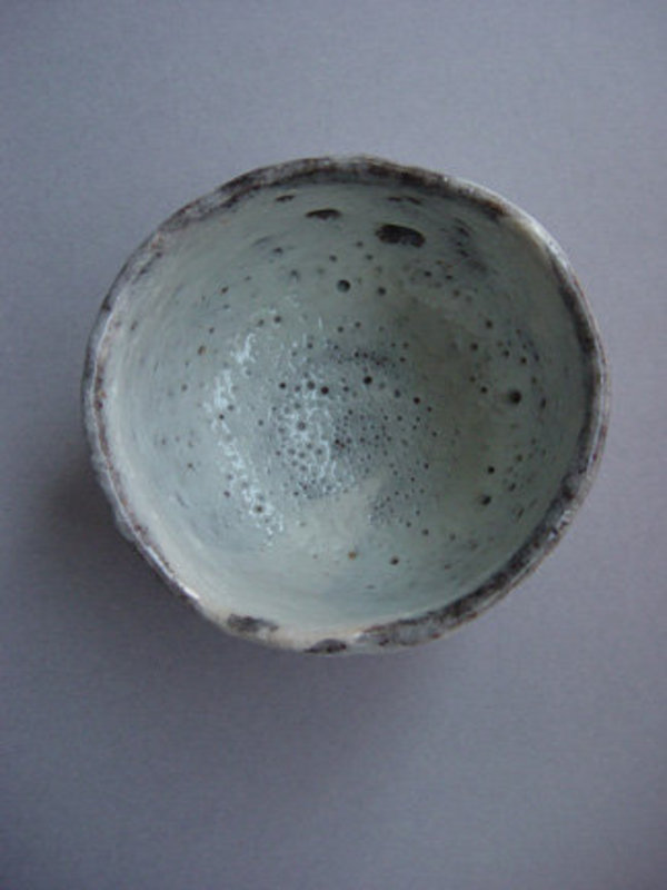 Tea Bowl, Woodfired, Shino glaze, George Gledhill