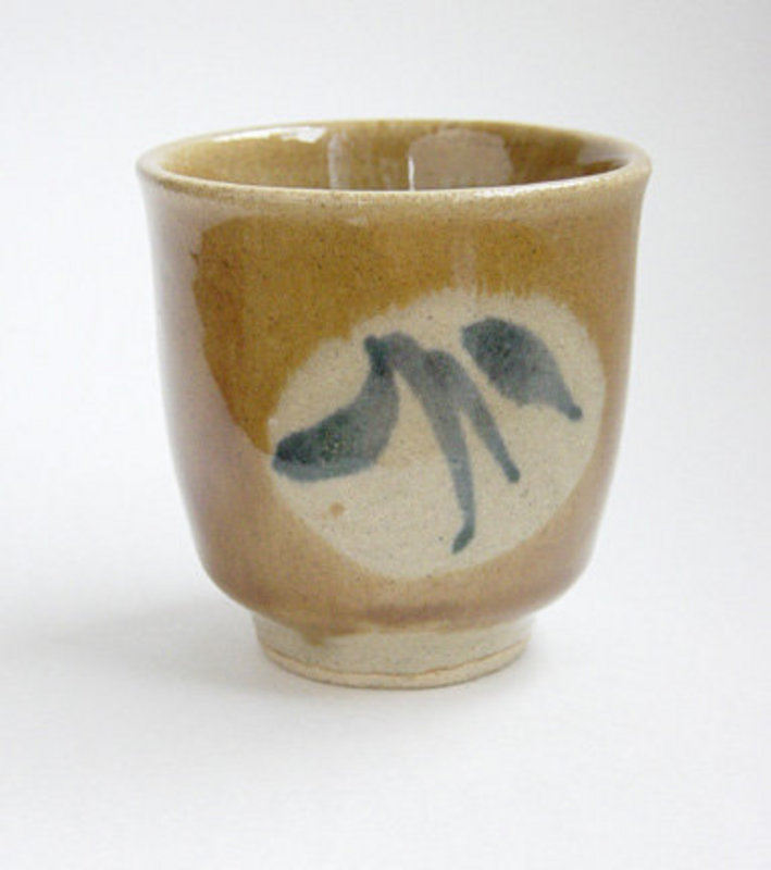 Mashiko Yunomi, Tea Cup, &quot;Ame&quot; Glaze