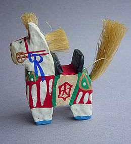 Matsue Hariko Koma, Paper Mache Horse Folk Toy