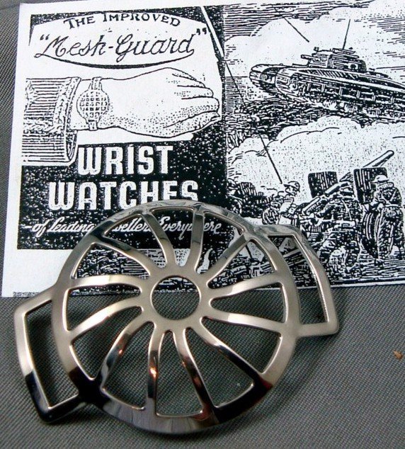 MESH-Guard Military Steel Wrist Watch Protector