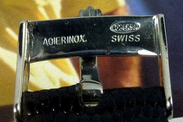 Rolex 16mm Steel Logo Buckle ROLEXSA ACIER INOX Swiss