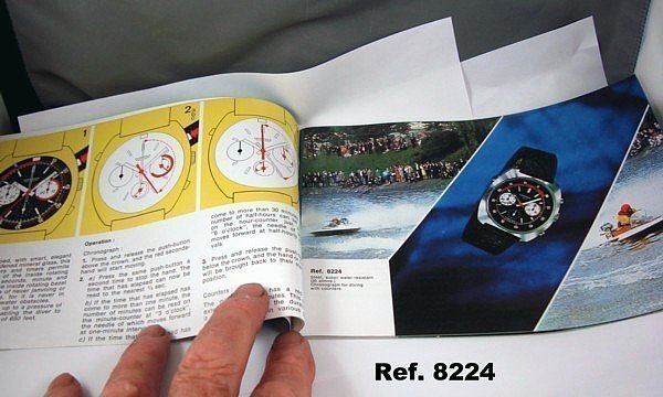 LONGINES 1972 Chronograph Series Identification &amp; Instruction Brochure
