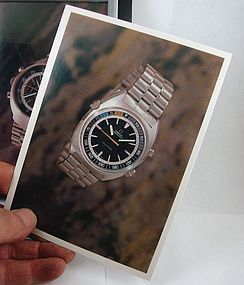 OMEGA Seamaster CHRONOSTOP Post Card 1969 OA