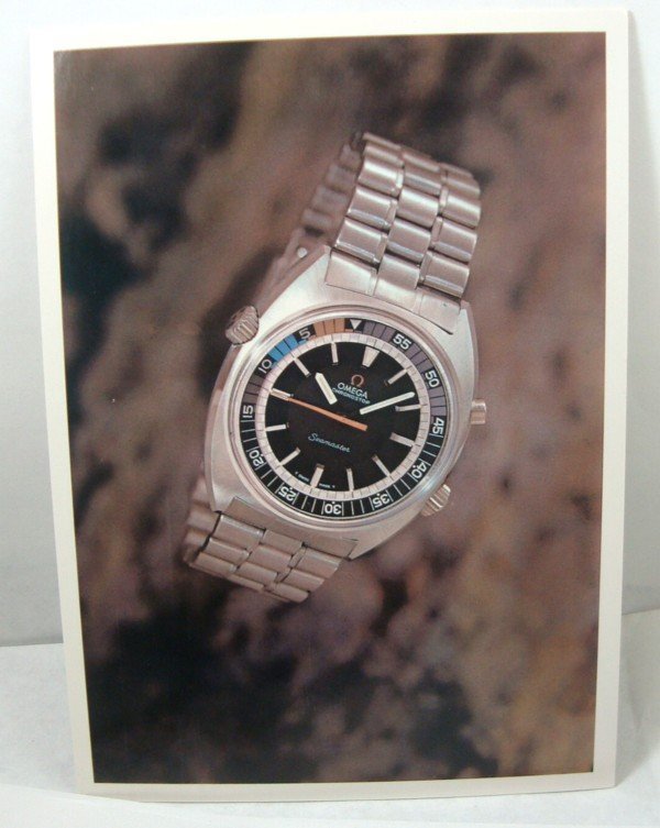 OMEGA Seamaster CHRONOSTOP Post Card 1969 OA