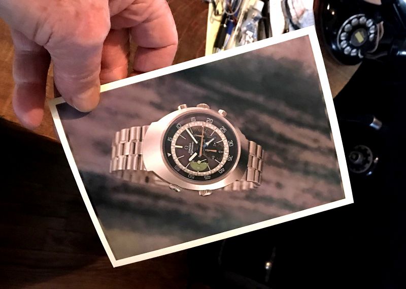 Omega FLIGHTMASTER Vintage Post Card : 1969 OA