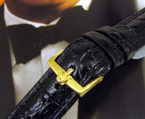 Vintage Omega Constellation Series 16mm Yellow Logo Buckle 18mm Strap