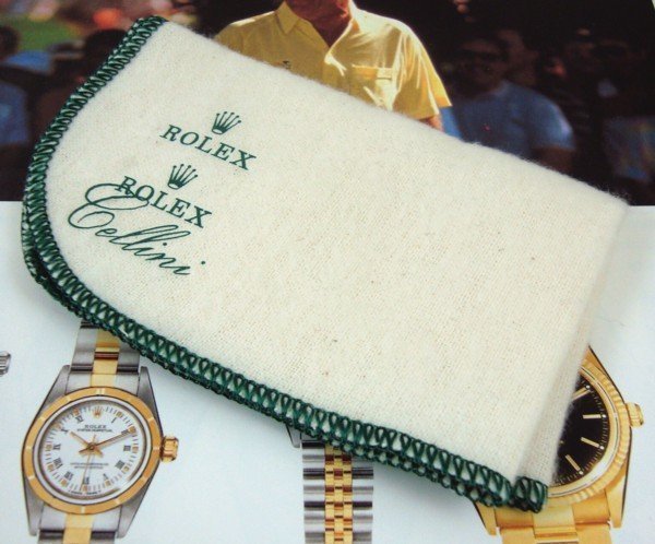 Rolex Cellini Presentation Polishing Cloth 9 by 6 inche item