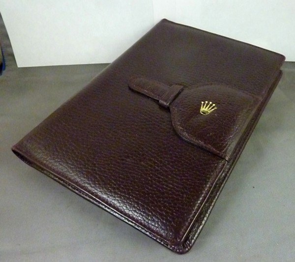 Rolex Genuine Leather NOTEBOOK 6&quot; by 8&quot; C: 1975 R