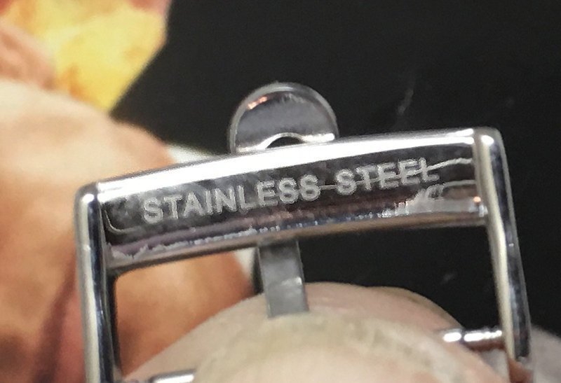 OMEGA Speedmaster Series 16mm Logo Buckle STAINLESS STEEL