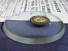 Pocket Watch EXTRA THICK Beveled hard rock crystal 49.5mm Circa: 1890