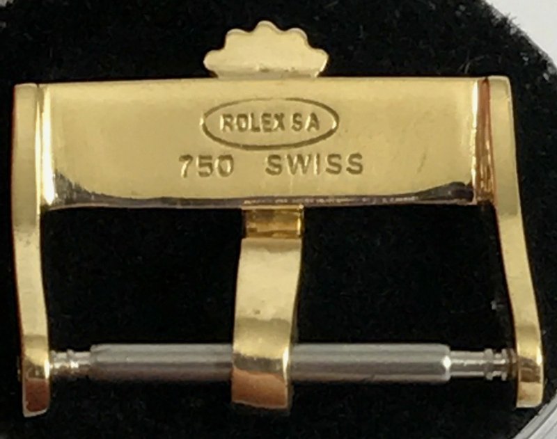 ROLEX 16mm Buckle 18k Gold ROLEXSA .750 SWISS  C: 1975