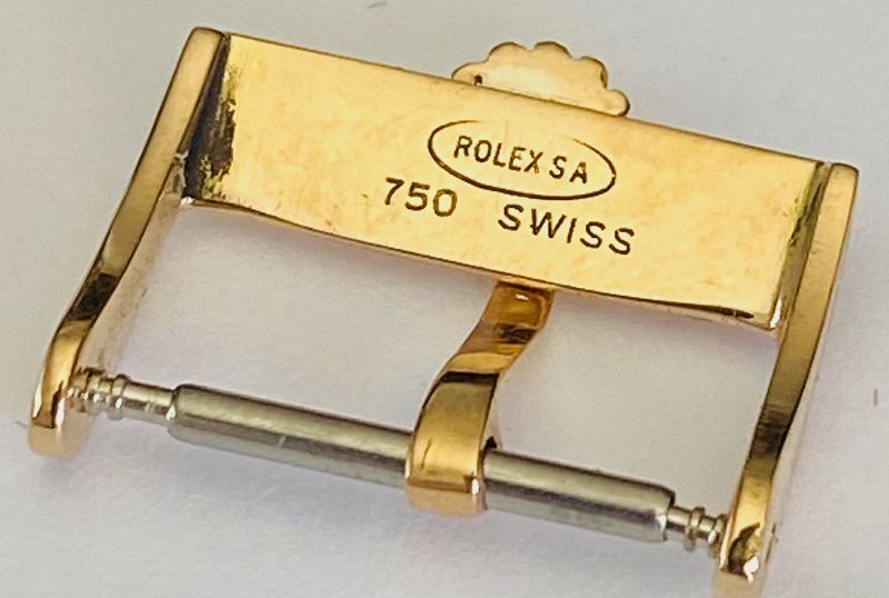 ROLEX 16mm Buckle 18k Gold ROLEXSA .750 SWISS  C: 1975