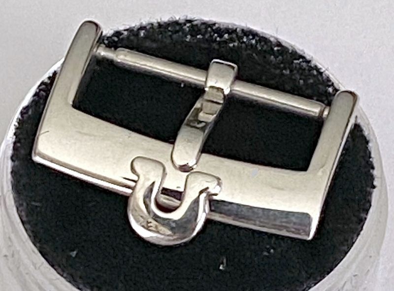 OMEGA 18mm Steel Logo Buckle Marked: ACIERINOX SWISS