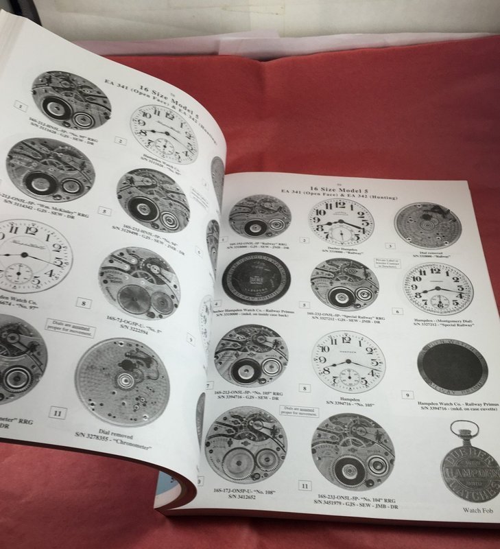 HAMPDEN W.Co. Identification Guide 97 Pgs. 1st Edition Roy Ehrhardt