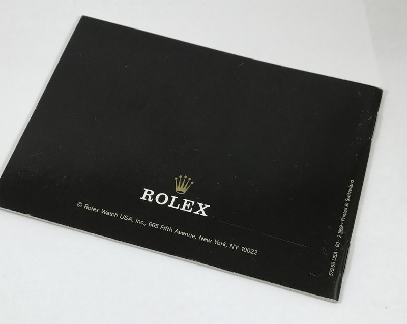 YOUR ROLEX OYSTER 26 Page Color Brochure3.5 by 3.75 inch