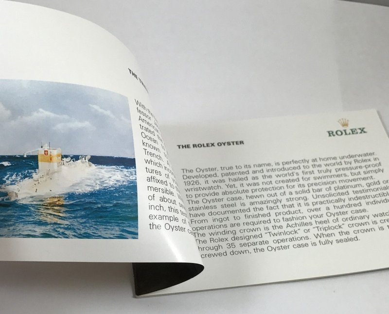 YOUR ROLEX OYSTER 26 Page Color Brochure3.5 by 3.75 inch