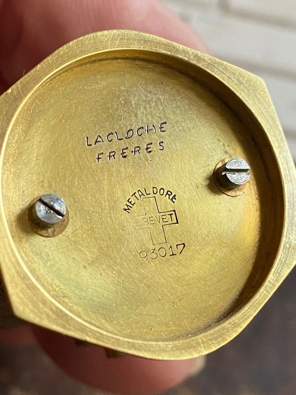 Torqueise Blue Cloisonne Swiss TRAVEL CLOCK 41mm Original Dial 1890
