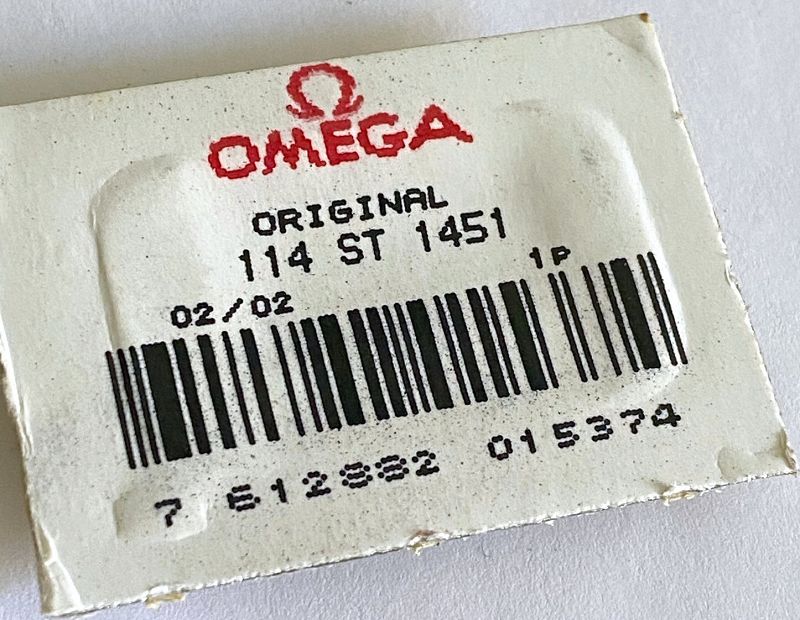 OMEGA Caliber 1451 Original Link.  114 ST 1451 Factory packaged unused